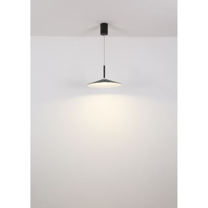 Globo - LED-riippuvalaisin vaijerilla LED/18W/230V 4000K musta