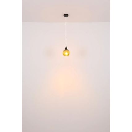 Globo - Kattokruunu johdossa 1xE27/25W/230V halkaisija 15 cm vihreä