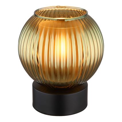 Globo - Pöytävalaisin 1xE27/25W/230V halkaisija 15 cm vihreä