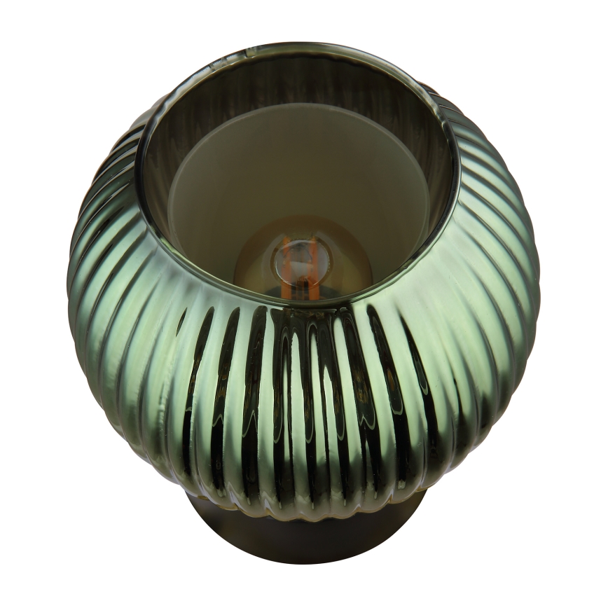 Globo - Pöytävalaisin 1xE27/25W/230V halkaisija 15 cm vihreä