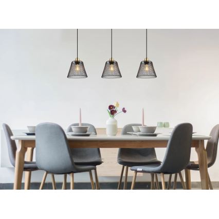 Globo - Kattokruunu johdossa 3xE27/40W/230V