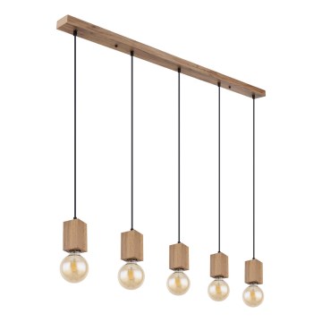 Globo 15655-5H - Kattokruunu johdossa ERNA 5xE27/60W/230V