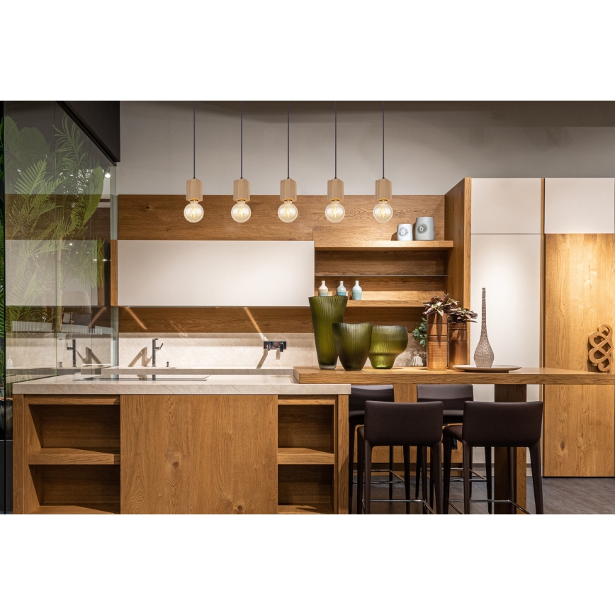 Globo 15655-5H - Kattokruunu johdossa ERNA 5xE27/60W/230V