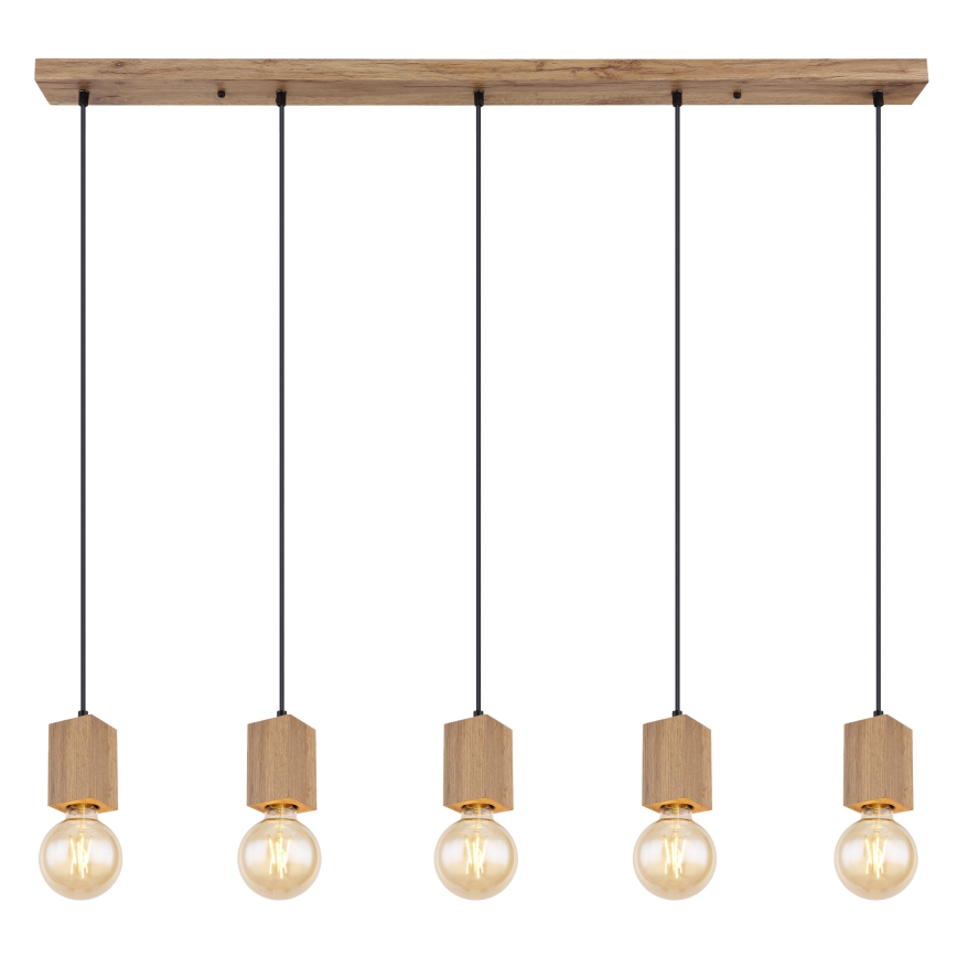 Globo 15655-5H - Kattokruunu johdossa ERNA 5xE27/60W/230V