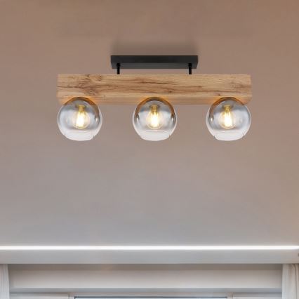 Globo - Kattovalaisin 3xE27/40W/230V, kiinnitettävä