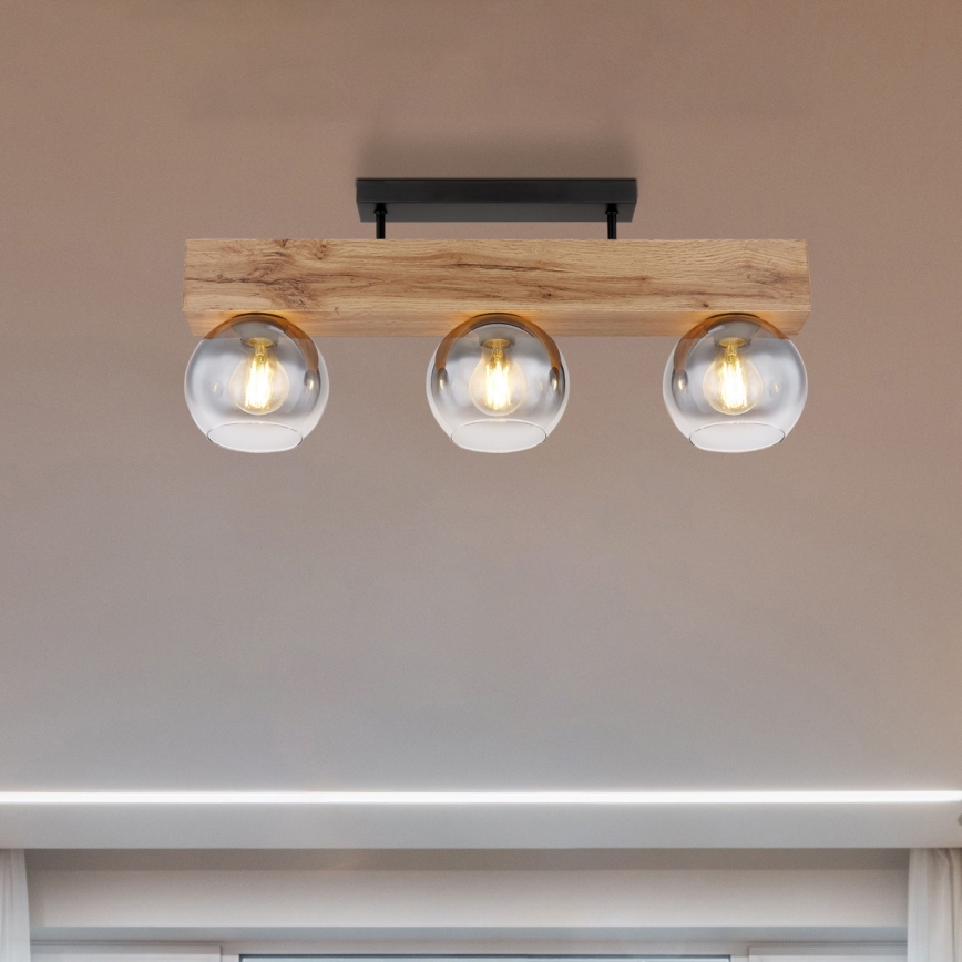 Globo - Kattovalaisin 3xE27/40W/230V, kiinnitettävä