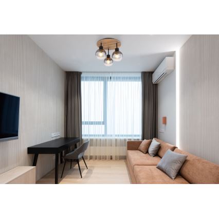 Globo - Kiinteä kattokruunu 3xE27/40W/230V