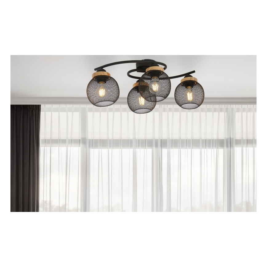 Globo - Pinta-asetettava kattokruunu 4xE27/60W/230V