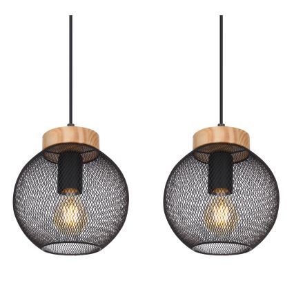 Globo - riippuvalaisin vaijerilla 4xE27/40W/230V