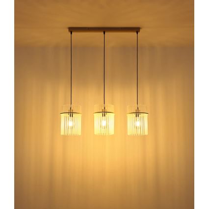 Globo - riippuvalaisin kaapelilla 3xE27/60W/230V