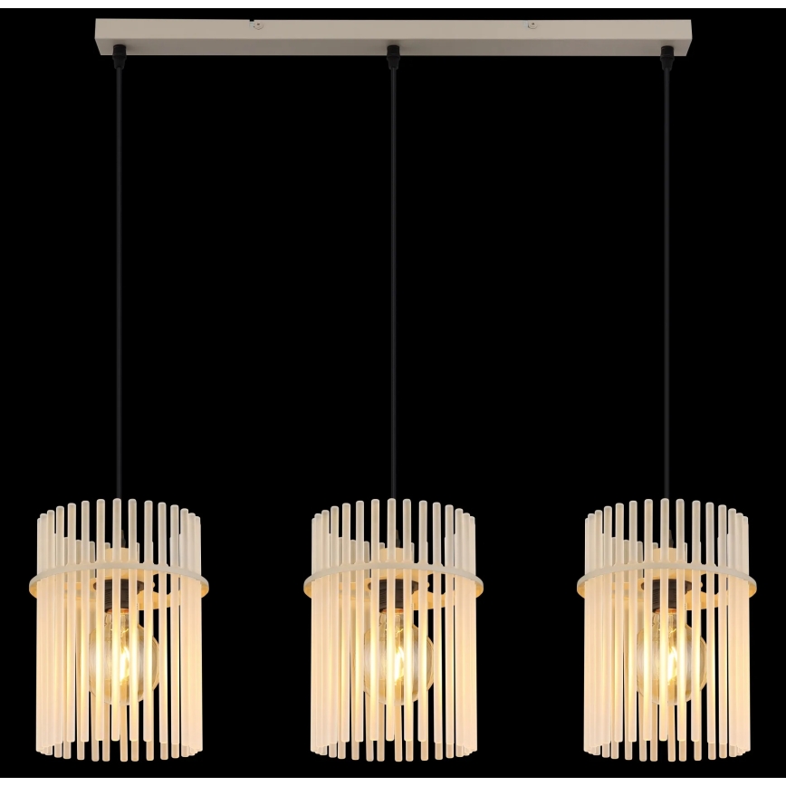 Globo - riippuvalaisin kaapelilla 3xE27/60W/230V