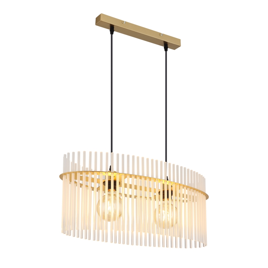 Globo - Kattokruunu johdossa 2xE27/60W/230V kulta