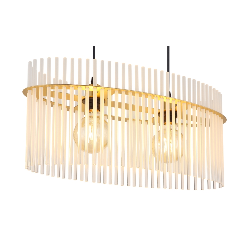 Globo - Kattokruunu johdossa 2xE27/60W/230V kulta