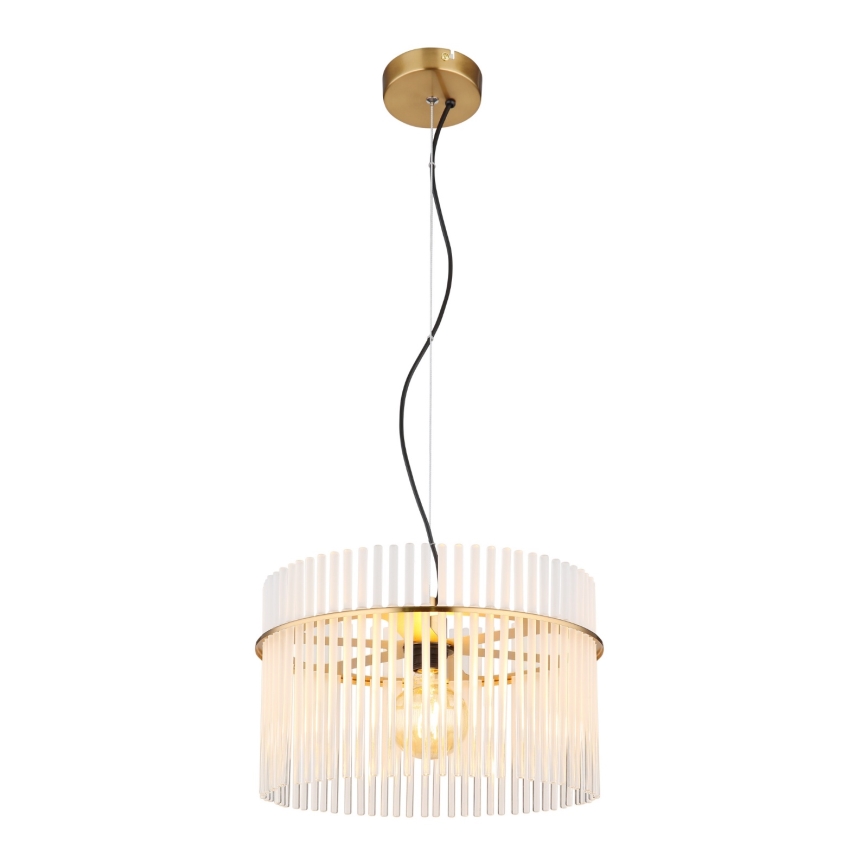 Globo - Kattokruunu johdossa 1xE27/60W/230V halkaisija 40 cm kulta