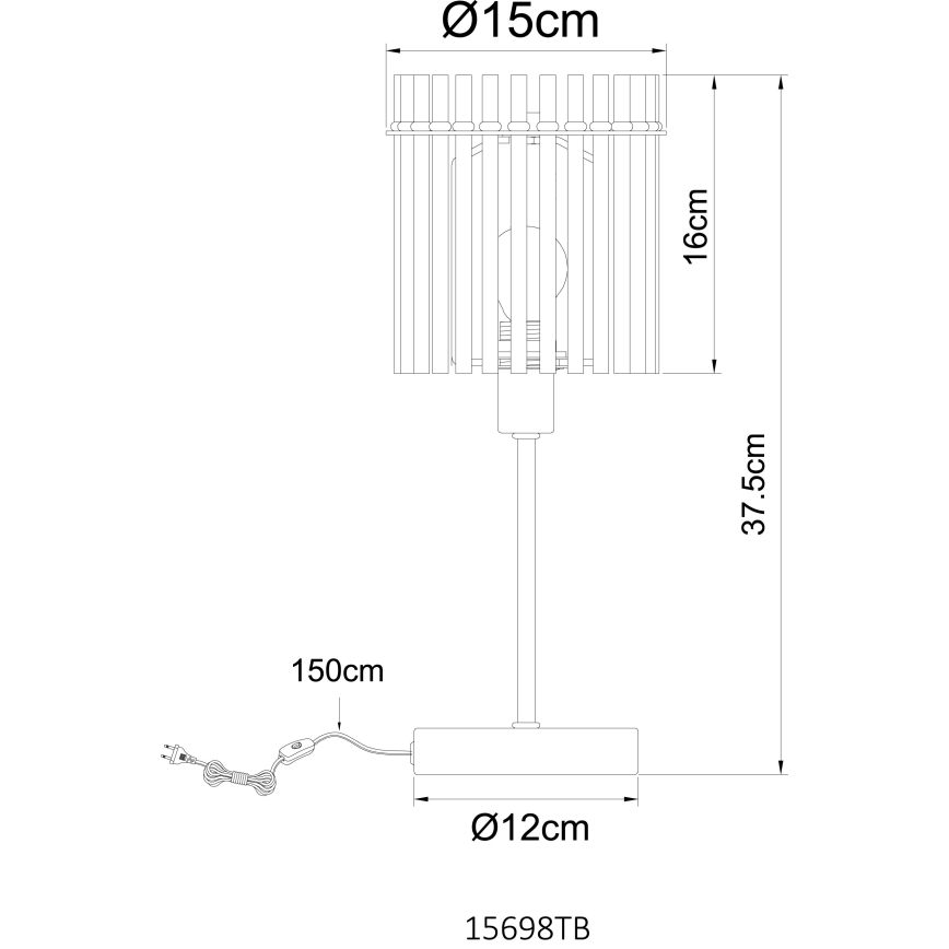 Globo - Pöytälamppu 1xE14/40W/230V