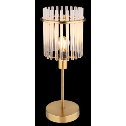 Globo - Pöytävalaisin 1xE14/40W/230V halkaisija 15 cm kulta