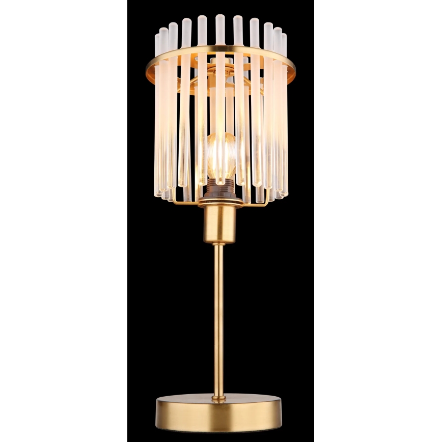 Globo - Pöytävalaisin 1xE14/40W/230V halkaisija 15 cm kulta