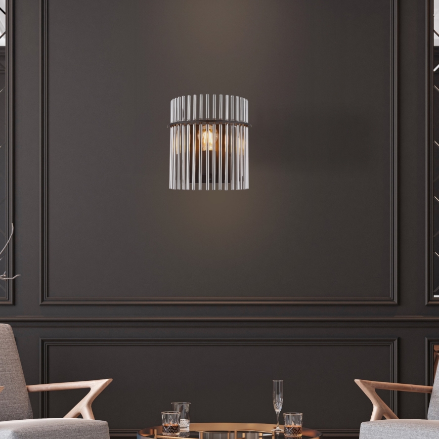 Globo - Seinävalaisin 1xE27/60W/230V musta