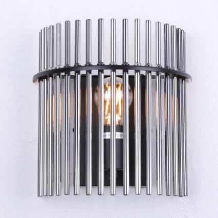 Globo - Seinävalaisin 1xE27/60W/230V musta