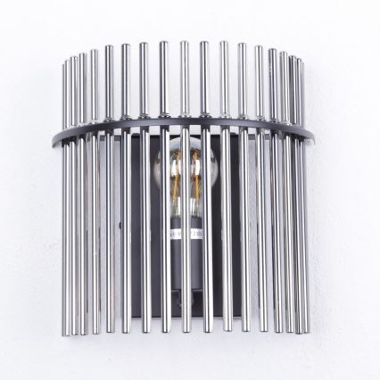 Globo - Seinävalaisin 1xE27/60W/230V musta