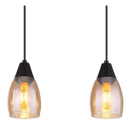 Globo - Kattokruunu johdossa 3xE27/15W/230V