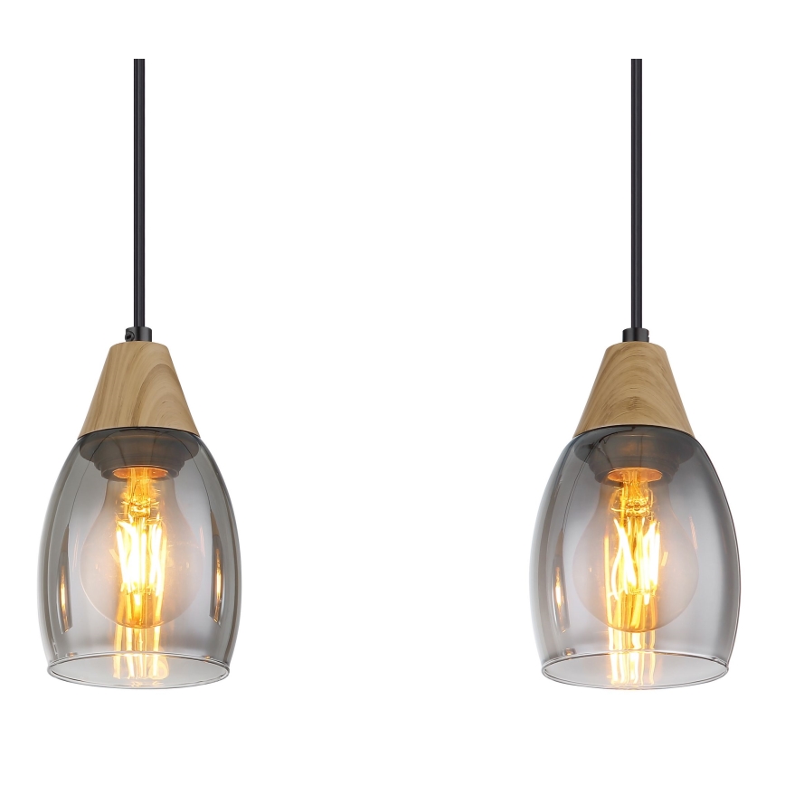 Globo - Kattokruunu johdossa 3xE27/15W/230V