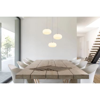 Globo - LED-kattokruunu johdossa 3xLED/6W/230V