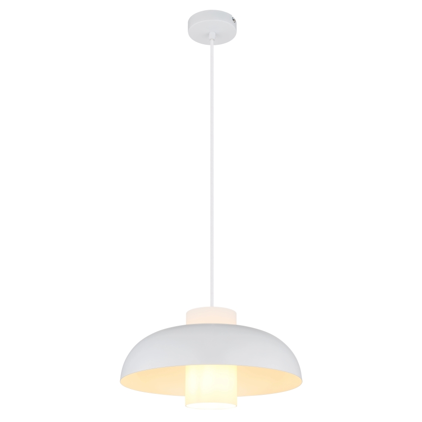 Globo - Riippuvalaisin kaapelilla 1xE27/60W/230V valkoinen