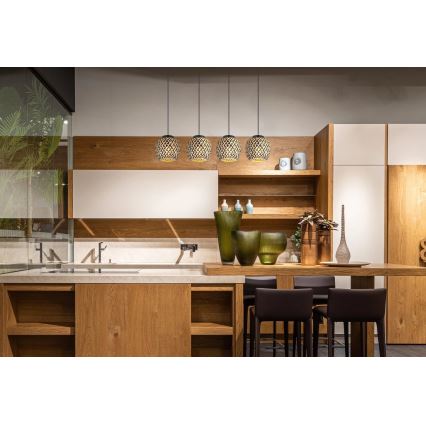 Globo 15766-4H - Kattokruunu johdossa COLLY 4xE27/15W/230V