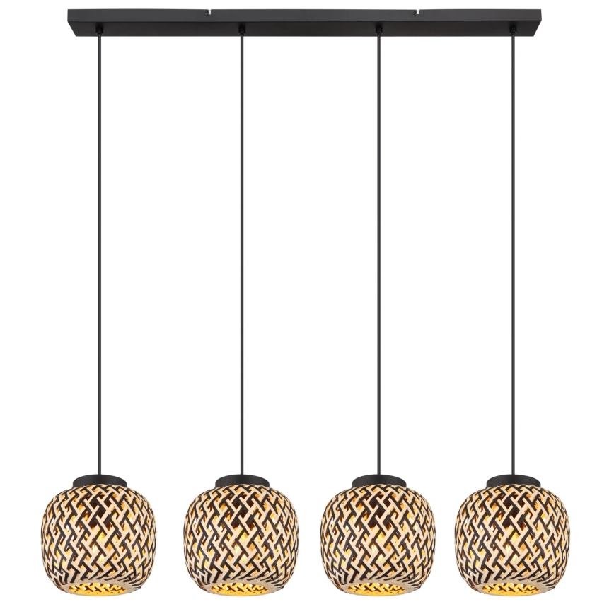 Globo 15766-4H - Kattokruunu johdossa COLLY 4xE27/15W/230V