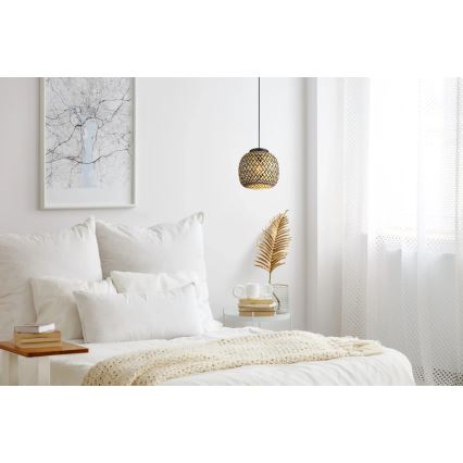 Globo 15766H1 - Kattokruunu johdossa COLLY 1xE27/15W/230V halkaisija 30 cm