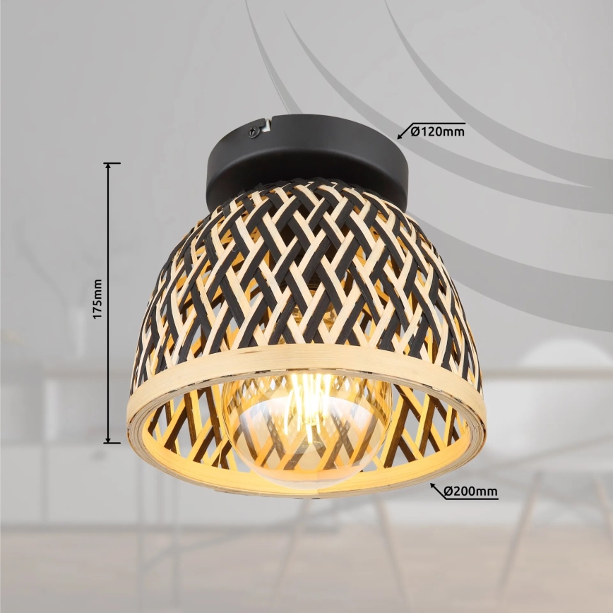 Globo 15767D1 - Kattovalo COLLY 1xE27/15W/230V