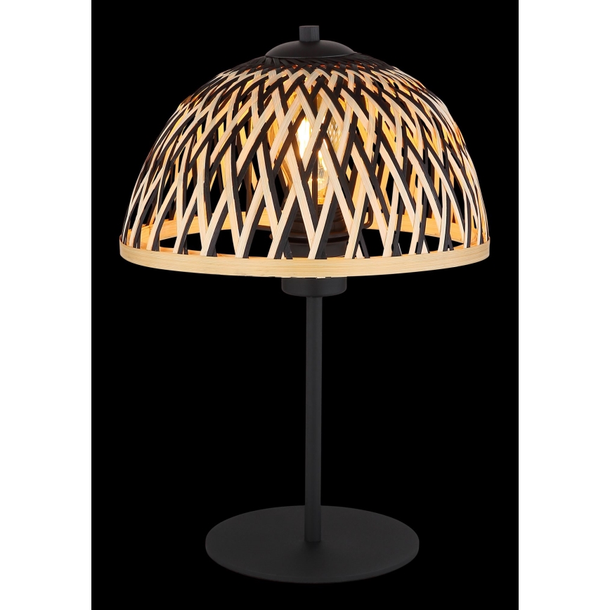 Globo - Pöytävalaisin 1xE27/15W/230V bambu