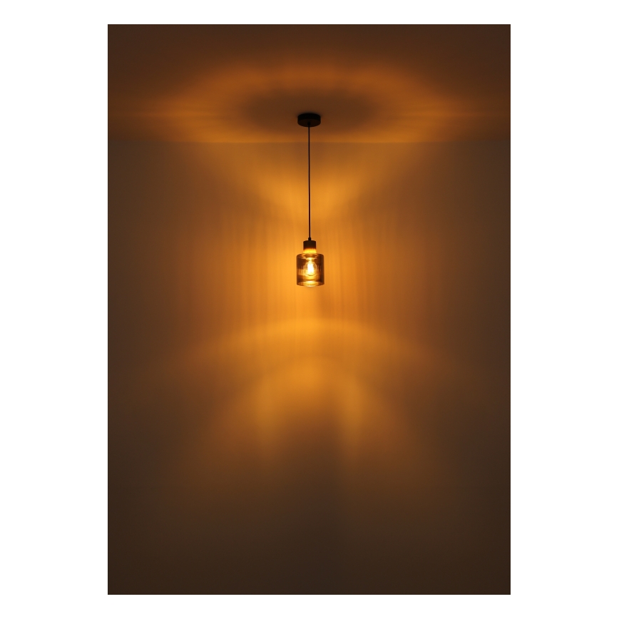 Globo - Riippuvalaisin vaijerilla 1xE27/25W/230V halkaisija 12 cm