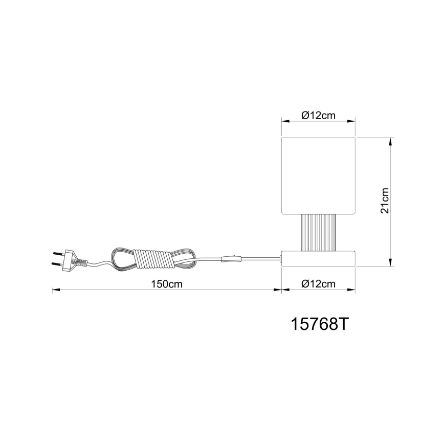 Globo - Pöytävalaisin 1xE27/25W/230V