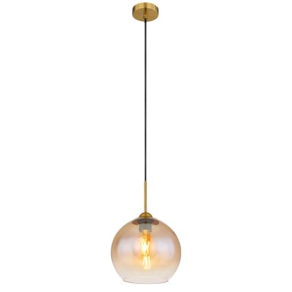 Globo - Riippuvalaisin johdolla 1xE27/60W/230V messinki