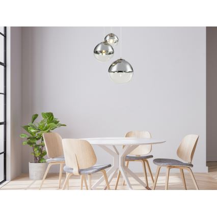 Globo - Kattokruunu johdossa 3xE27/40W/230V halkaisija 51 cm