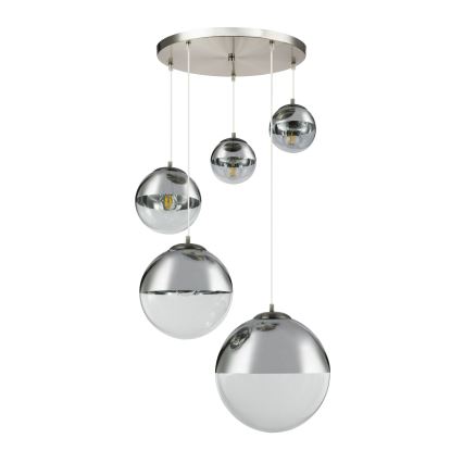 Globo - Kattokruunu johdossa 5xE27/60W/230V halkaisija 65 cm