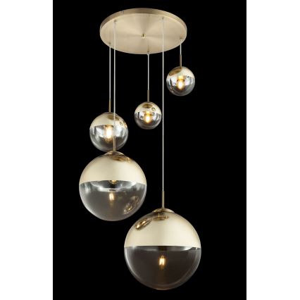 Globo - Kattokruunu johdossa 5xE27/40W/230V halkaisija 65 cm