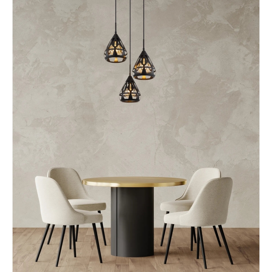 Globo - Kattokruunu johdossa 3xE27/40W/230V