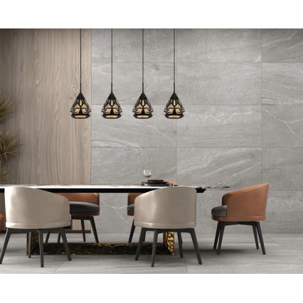 Globo - Kattokruunu johdossa 4xE27/40W/230V