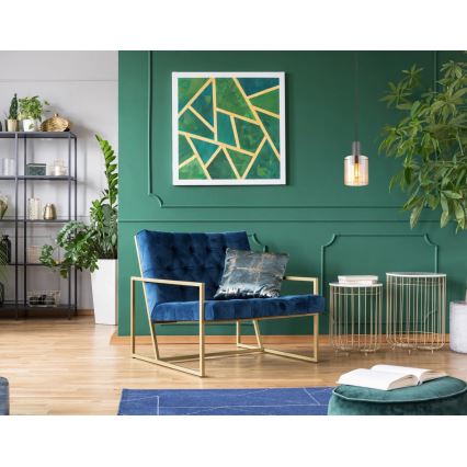 Globo - Kattokruunu johdossa 1xE27/40W/230V halkaisija 18 cm ruskea