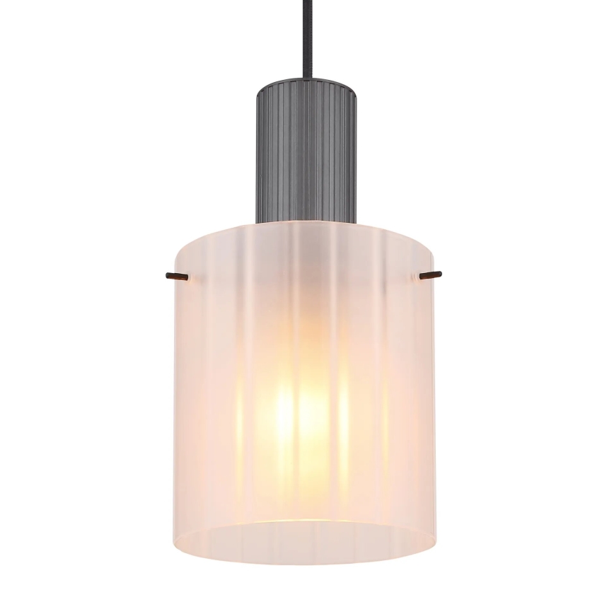 Globo - Kattokruunu johdossa 1xE27/40W/230V halkaisija 18 cm valkoinen