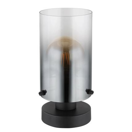 Globo - Pöytävalaisin 1xE27/40W/230V halkaisija 12,5 cm musta