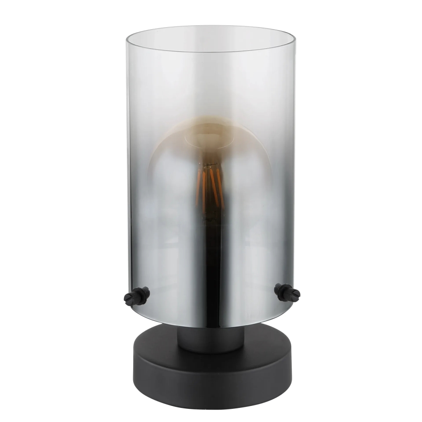 Globo - Pöytävalaisin 1xE27/40W/230V halkaisija 12,5 cm musta