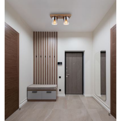 Globo - Kattovalaisin 2xE27/40W/230V