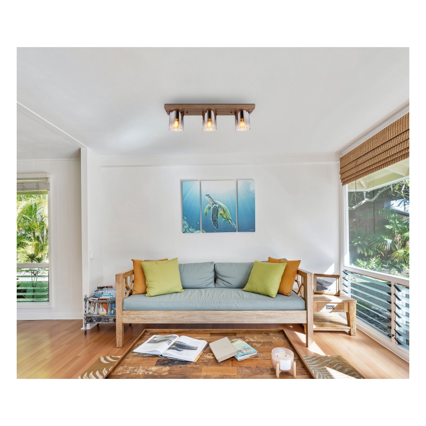 Globo - Kattovalaisin 3xE27/40W/230V