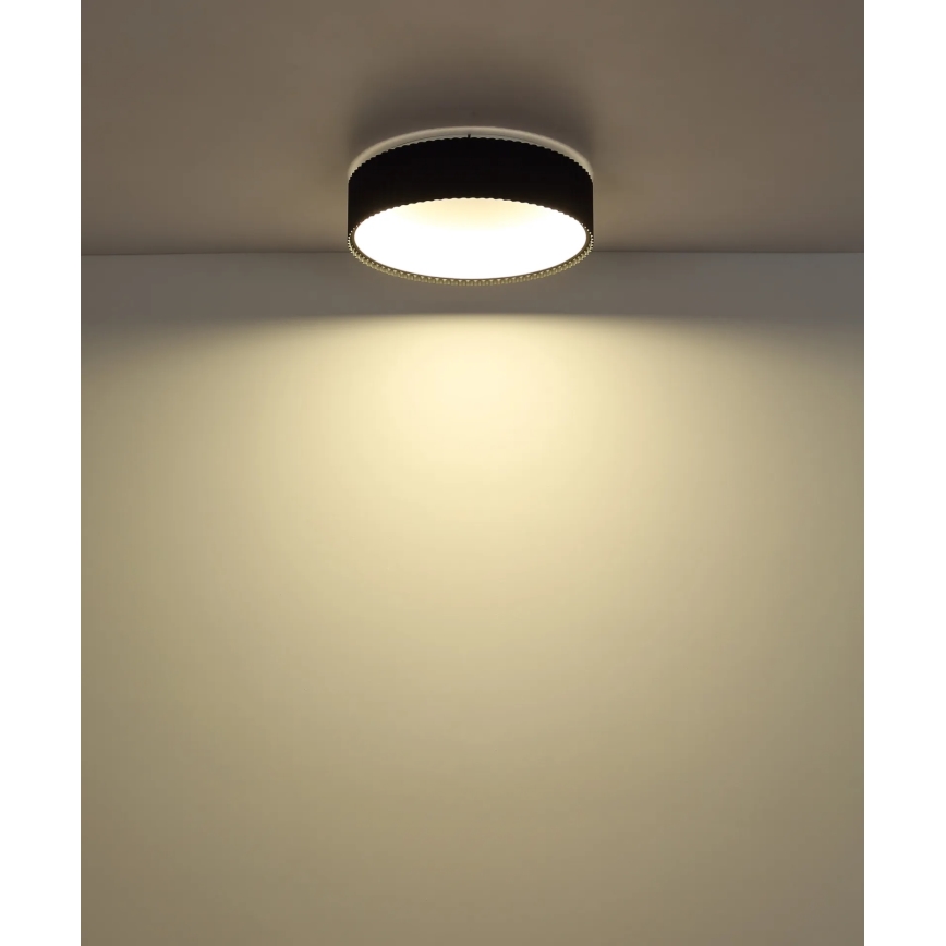 Globo - LED-kattovalaisin LED/45W/230V 2700/4000/6000K Ø 46 cm musta