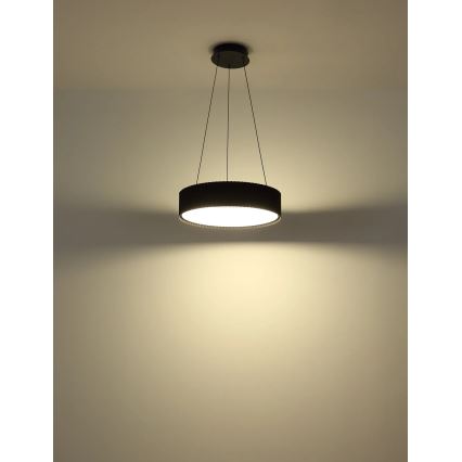 Globo - LED-riippuvalaisin kaapelilla LED/45W/230V 2700/4000/6000K halkaisija 46 cm musta