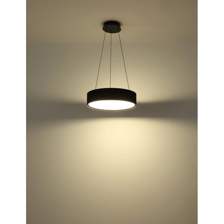 Globo - LED-riippuvalaisin kaapelilla LED/45W/230V 2700/4000/6000K halkaisija 46 cm musta